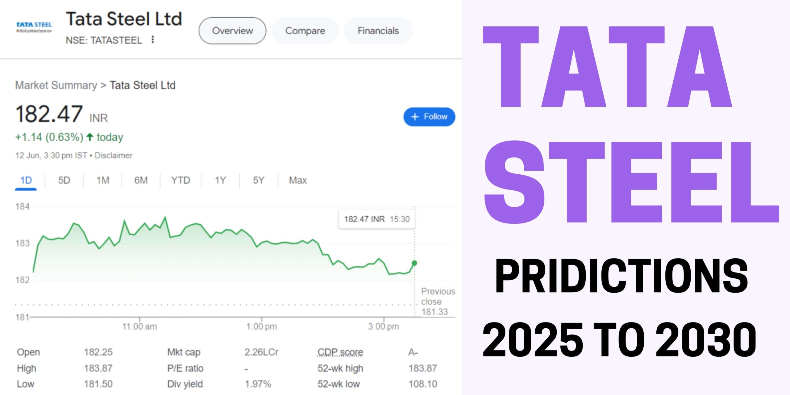 Tata Steel Share Price Target 2025 to 2030